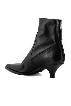 Black leather ankle boots ELENA IACHI | E4171NERO